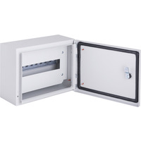 Корпус металлический e.mbox.pro.n.12z IP54 навесной 12 модулей з замком "E.NEXT" p0100215
