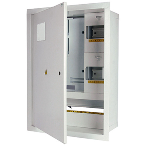 Корпус e.mbox.stand.w.f3.24.z металевий, під 3-ф. лічильник, 24 мод., що вбудовується, із замком "E.NEXT" s0100012