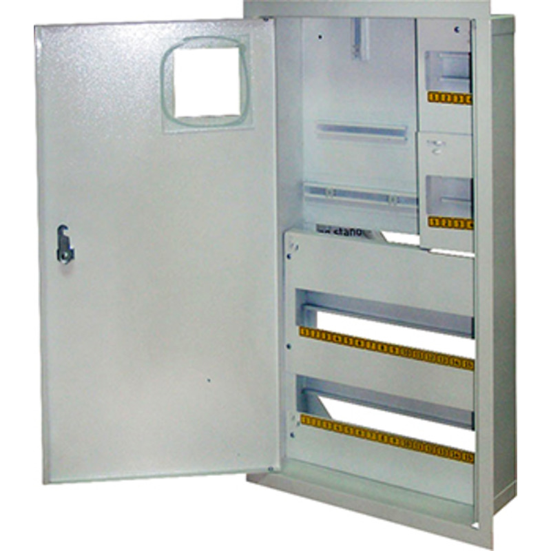 Корпус e.mbox.stand.w.f3.36.ze металевий, під 3-ф. електронний лічильник, 36 мод., що вбудовується, із замком "E.NEXT" s0100074