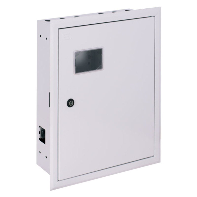 Корпус учета металлический e.mbox.pro.w.f3.27z IP31 встраиваемый под 3ф счетчик, 27 модулей с замком "E.NEXT" p0100227