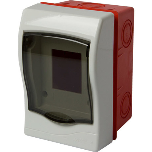 Корпус пластиковий 2-модульний e.plbox.stand.w.02mU, вбудований "Multusan" s0290013u