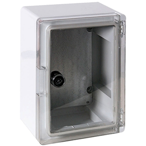 Корпус ударопрочный с АБС-пластика e.plbox.210.280.130.tr, 210х280х130мм, IP65 с прозрачной дверью "E.NEXT" CP5011