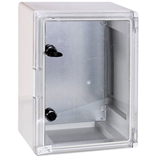 Корпус ударопрочный с АБС-пластика e.plbox.250.330.130.tr, 250х330х130мм, IP65 с прозрачной дверью "E.NEXT" CP5012