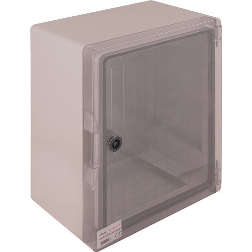 Корпус ударопрочный с АБС-пластика e.plbox.300.350.165.tr, 300х350х165мм, IP65 с прозрачной дверью "E.NEXT" CP5031