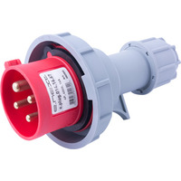 Силова вилка переносна e.plug.014.16.67, 4п., 400В, 16А, IP 67 "E.NEXT" i082002