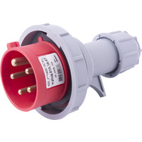 Силова вилка переносна e.plug.015.16.67, 5п., 400В, 16А, IP 67 "E.NEXT" i082003