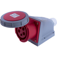 Силовая розетка стационарная e.socket.115.16.67, 5п., 400В, 16А , IP 67 "E.NEXT" i082009