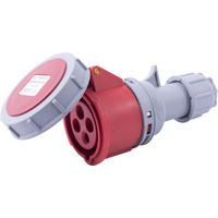 Силовая розетка переносная e.socket.214.16.67, 4п., 400В, 16А , IP 67 "E.NEXT" i082014