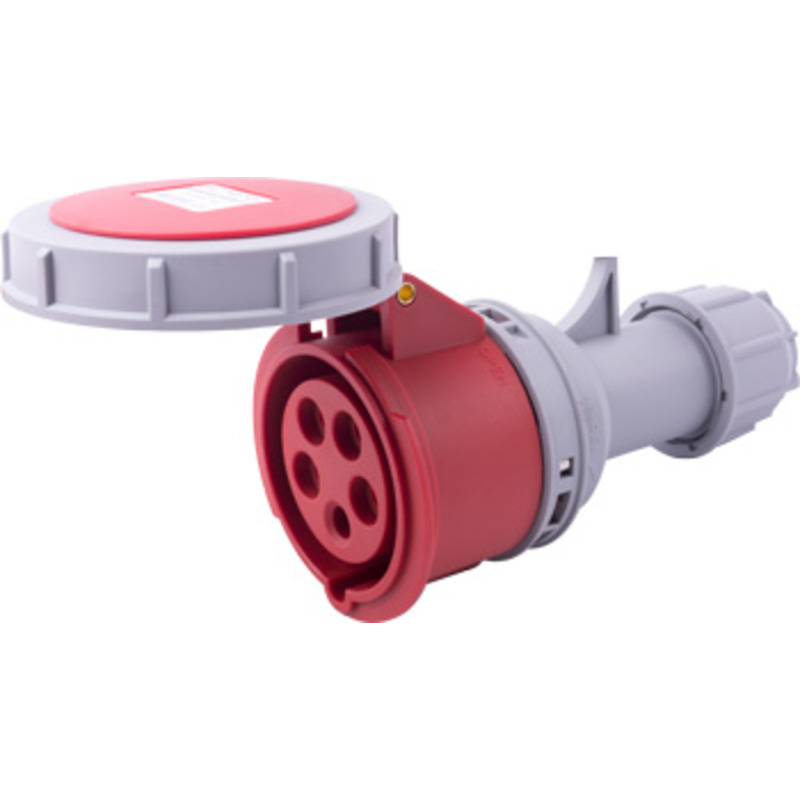 Силовая розетка переносная e.socket.215.16.67, 5п., 400В, 16А , IP 67 "E.NEXT" i082015