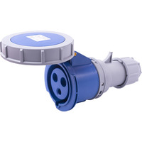 Силовая розетка переносная e.socket.223.32.67, 3п., 230В, 32А , IP 67 "E.NEXT" i082016