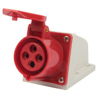 Силова розетка стаціонарна e.socket.pro.4.16, 4п., 380В, 16А (114) "E.NEXT" p012004