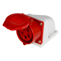Силова розетка стаціонарна e.socket.pro.5.32, 5п., 380В, 32А (125) "E.NEXT" p012008