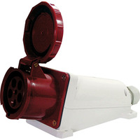 Силова розетка стаціонарна e.socket.pro.5.63, 5п., 380В, 63А (135) "E.NEXT" p012009