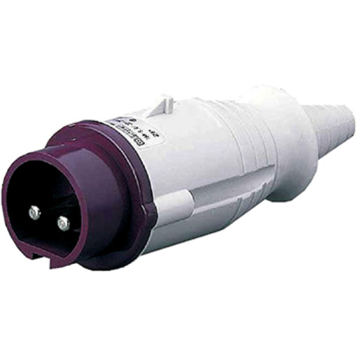 Силова вилка переносна 2Р, 24В, 16А, IP44 "E.NEXT" 3322-326