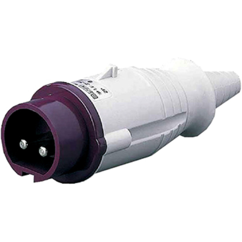 Силовая вилка переносная 2Р, 24В, 16А, IP44 "E.NEXT" 3322-326