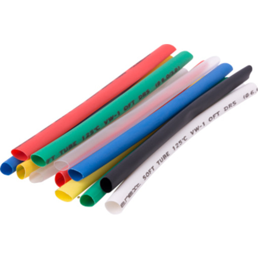 Набір трубок термозбіжних e.termo.stand.set.6.3, ( 8 кольорів), 24 шт. "E.NEXT" s063003