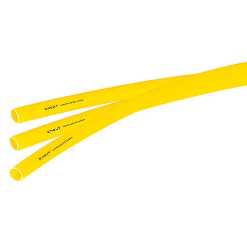 Термоусаджувальна трубка з клейовим шаром e.termo.pro.3,2.1.yellow, 3,2/1, 1м, жовта "E.NEXT" p092002