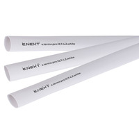 Термоусадочная трубка с клеевым слоем e.termo.pro.12,7.4,2.white, 12,7/4,2, 1м, белая "E.NEXT" p092031