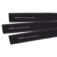 Термоусадочная трубка с клеевым слоем e.termo.pro.12,7.4,2.black, 12,7/4,2, 1м, черная "E.NEXT" p092036
