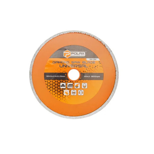 Диск алмазний Universal 180х5х2.2x22.23,25% "POLAX" 54-132