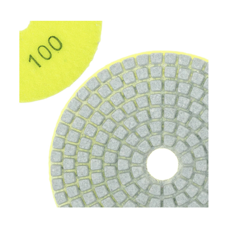 Диск шлифовальный на липучке 100 мм, №100 "POLAX" 54-199