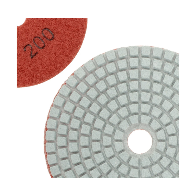 Диск шлифовальный на липучке 100 мм, №200 "POLAX" 54-202