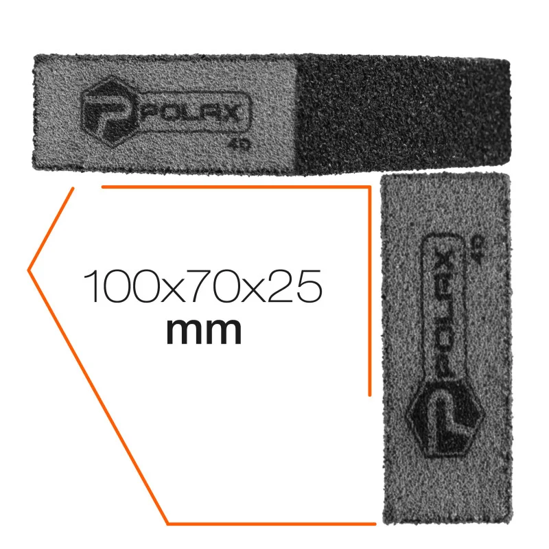 Губка шліфувальна пряма Р40 100*70*25мм "POLAX" 54-228