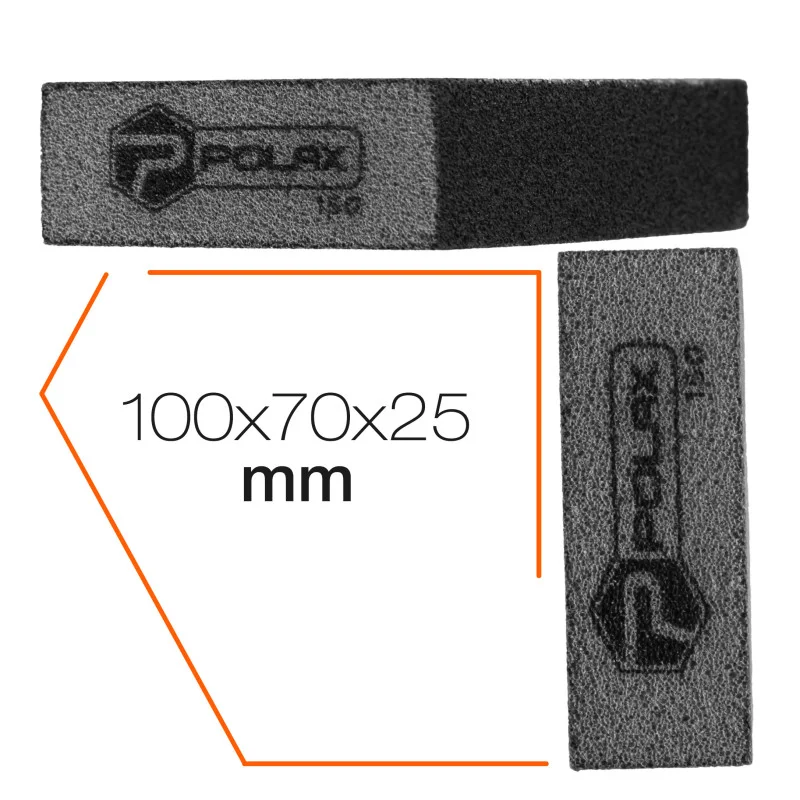 Губка шліфувальна пряма Р150 100*70*25мм "POLAX" 54-229