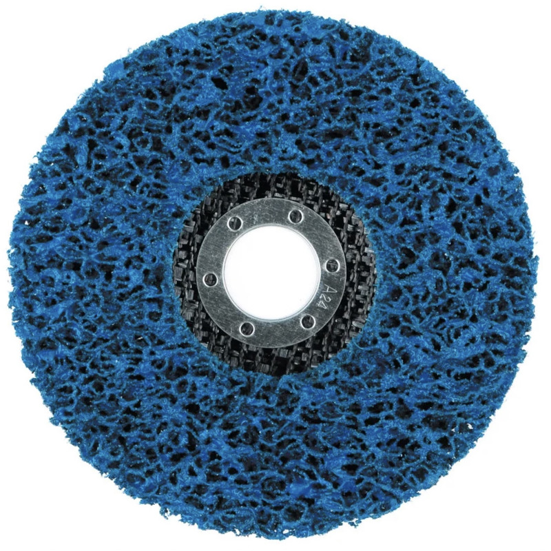 Круг зачистний напівм'який ( синій ) 125мм "POLAX" 54-108