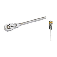 Тріскачка 1/2" 72Т з карданом MASTER TOOL 78-0144