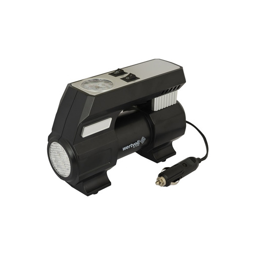 Компресор автомобільний 12V, 150 PSI, 8 A, 100 Вт, 35 л/хв WERTWOLL AC-2135