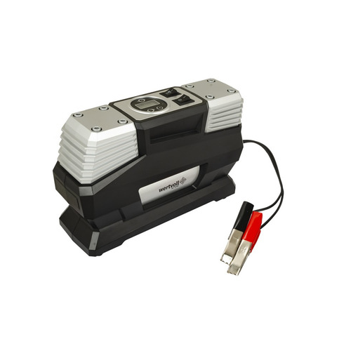 Компресор автомобільний двопоршневий 12V, 150 PSI, 15 A, 180 Вт, 60 л/хв WERTWOLL AC-2160