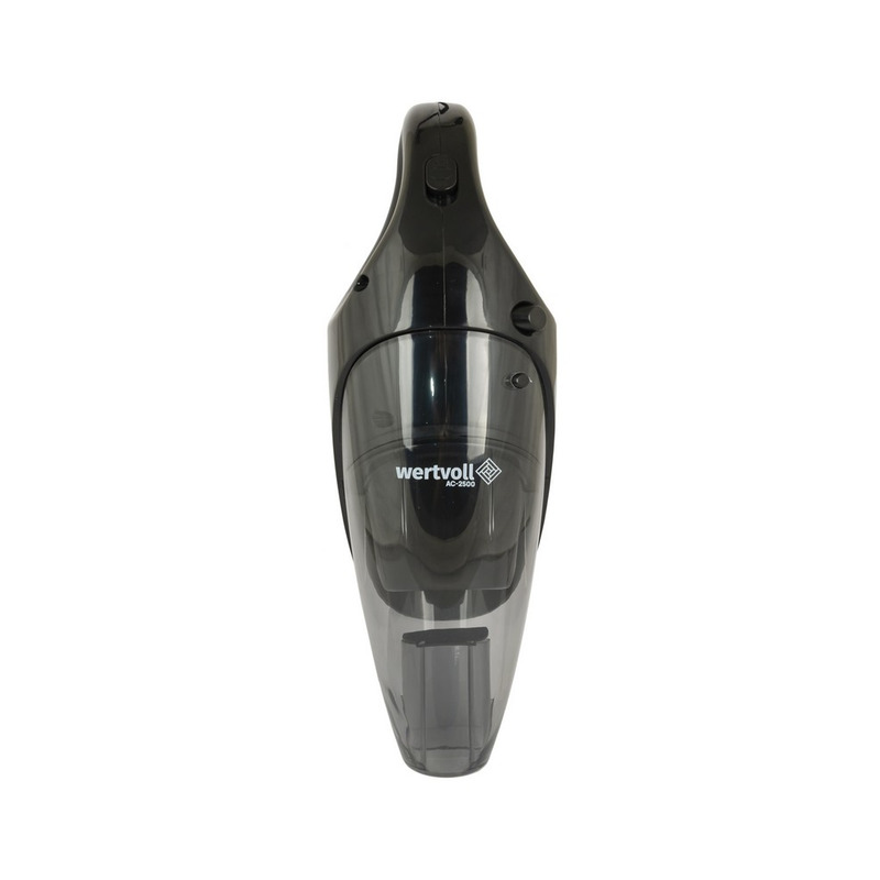 Пылесос автомобильный 2500 PA, 12V, 5A, 60Вт, сухая и влажная уборка WERTVOLL AC-2500