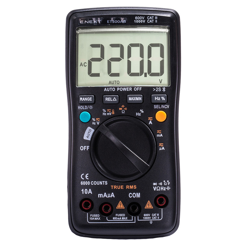 Мультиметр цифровой e.tool.multitest.pro.ET300AB "E.NEXT" p074004
