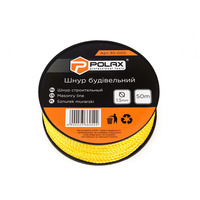 Шнур для будівельних робіт 50м Жовтий "POLAX" 30-005-Ж