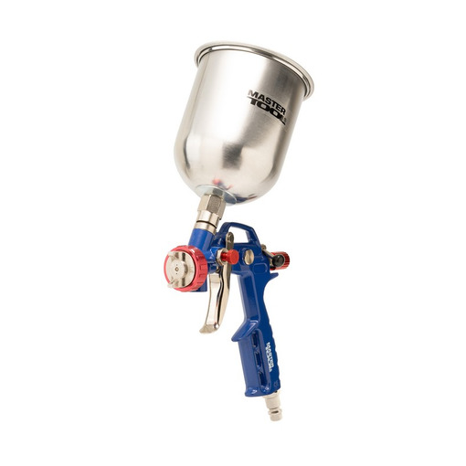 Краскопульт HP ВБ 600 мл, алюміній, Ø 1,5 мм, 120-170 л/хв, MASTER TOOL 81-8719