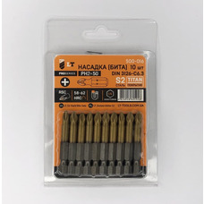 Насадка РН2*50мм, 1/4", S2, Титан "LEVTOOLS" 500-016