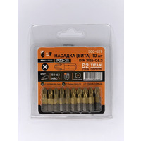 Насадка РZ3*25мм, 1/4", S2, Титан "LEVTOOLS" 500-029
