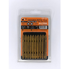 Насадка PH2*PH2*65мм, 1/4", S2, Титан "LEVTOOLS" 500-043