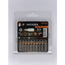 Насадка РН1*25мм, 1/4", CrV "LEVTOOLS" 501-011