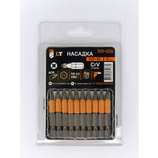 Насадка РZ1*50мм, 1/4", CrV "LEVTOOLS" 501-026