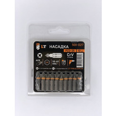 Насадка РZ2*25мм, 1/4", CrV "LEVTOOLS" 501-027