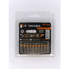 Насадка РZ3*25мм, 1/4", CrV "LEVTOOLS" 501-029