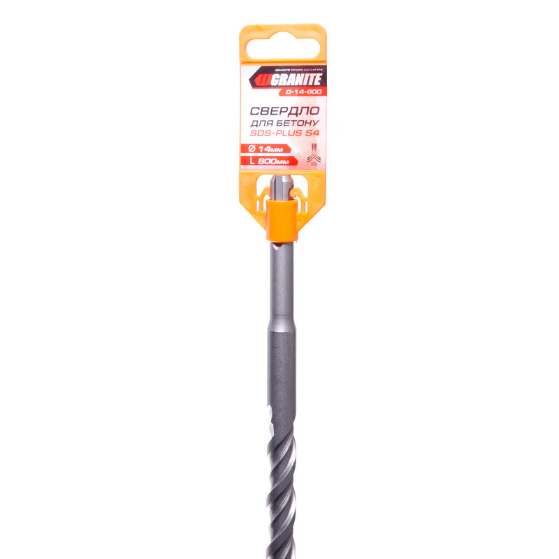 Сверло для бетона SDS-PLUS S4 14*800 мм GRANITE 0-14-800