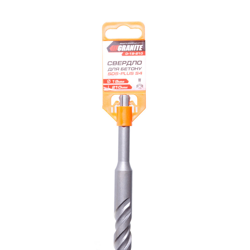 Сверло для бетона SDS-PLUS S4 18*210 мм GRANITE 0-18-210