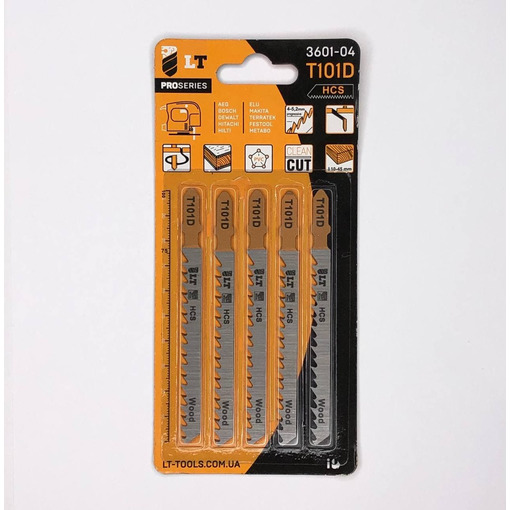 Пильне полотно для електролобзика T101 D HCS, PROSERIES "LEVTOOLS" 3601-04