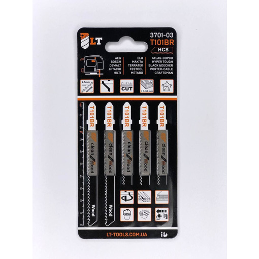 Полотно для електролобзика T101 BR HCS "LEVTOOLS" 3701-03