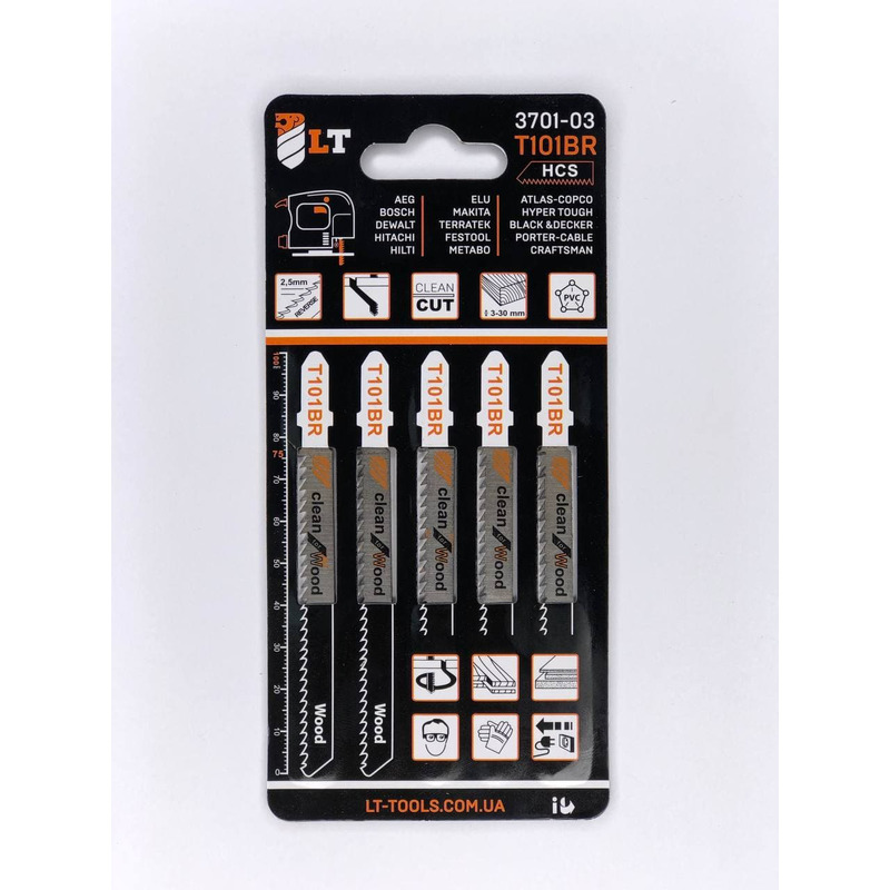 Полотно для електролобзика T101 BR HCS "LEVTOOLS" 3701-03