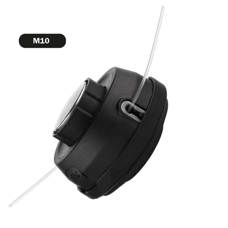Катушка для триммера M10x1,25, диаметр жилки max 3.0mm, металлическая кнопка "POLAX" 70-094