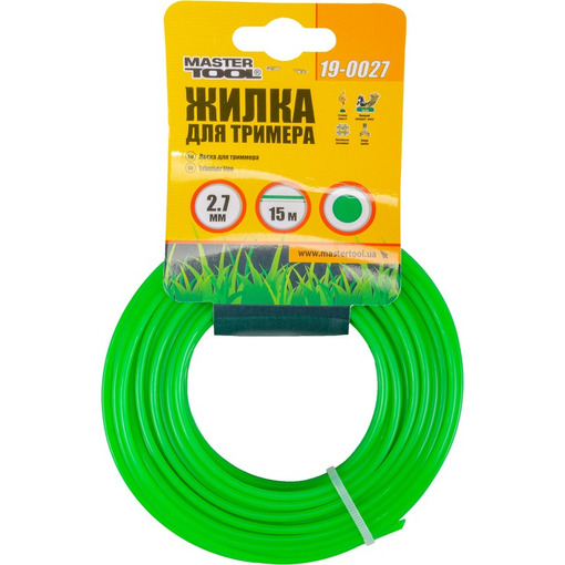 Леска для триммера 2,70 мм* 15 м, "круг" MASTER TOOL 19-0027